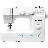 Medion MD 18205, Hvit, Overlock / Overkast, Sying, Rotasjon, Elektrisk, 62 W, 390 mm