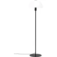 Dyberg Larsen Jazz gulvlampe, opal/svart
