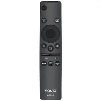 Savio RC-12 remote control IR Wireless TV Press buttons, TV, IR Kabelfri, Trykknapper, Sort
