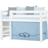 Hoppekids forheng For halvhøyde Seng - 70x160 cm - Biler - - OneSize - Tilbehør