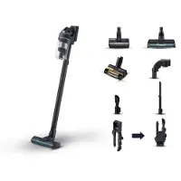 Samsung Jet 85 Complete VS20C8524TB - Støvsuger - pinne/håndholdt (2-i-1) - uten pose - uten kabel - black ChroMetal/midnight blue - 1 batteri, ink...