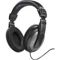 Hama Hodetelefon Shell Over-Ear Kablet Svart