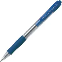 Pilot Kuglepen Pilot Super Grip, fine, blå - (12 stk.)