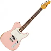 Gear4Music Knoxville Select Legacy Guitar by Soft Pink