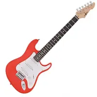 Gear4Music 3/4 LA Elektrisk Gitar fra Rød