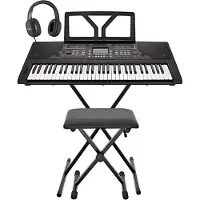 Gear4Music K3 61-Toners Keyboard fra Komplett Pakke