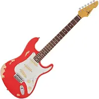 Gear4Music LA Select Legacy Gitar fra Antique Red