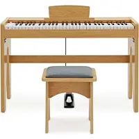 Gear4Music Keynote Junior Digitalpiano og Krakk fra Lys Eik