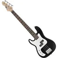Gear4Music 3/4 LA Venstrehendt Bassgitar fra Black - Nesten Nytt