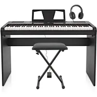 Gear4Music SDP-3 Scenepiano fra + Fullstendig Pakke