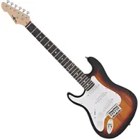 Gear4Music 3/4 LA Venstrehendt Elektrisk Gitar fra Sunburst