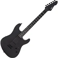 Gear4Music LA Select Modern Elektrisk Gitar fra Blackout