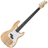 Gear4Music LA Bassgitar fra Natural