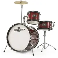 Gear4Music Junior 3-dels Trommesett fra Vinrødt