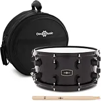 Gear4Music WHD 14 x 65 Skarptromme av Stål og Gigbag Svart