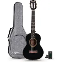 Gear4Music Archback Tenor Ukulelepakke fra Svart