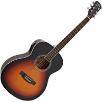 Gear4Music Student Elektroakustisk Gitar fra Sunburst