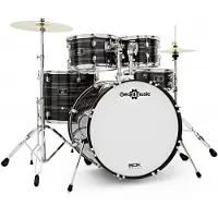 Gear4Music BDK-22 Rock Drum Kit by Black Oyster