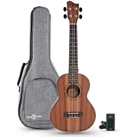 Gear4Music Koa Tenor Ukulelepakke fra
