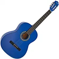Gear4Music Classical Guitar Dark Blue by