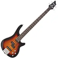 Gear4Music Chicago Bassgitar fra Sunburst