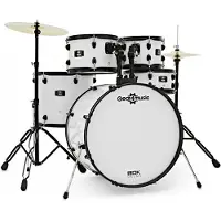 Gear4Music BDK-22 Rock Trommesett fra Hvit