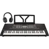 Gear4Music K3 61-Toners Keyboard fra Hodetelefonpakke