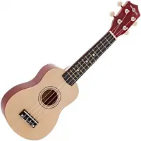 Gear4Music Ukulele fra Natural
