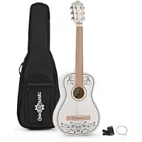 Gear4Music Day of the Dead Junior Klassisk Gitar Pakke fra