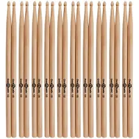 Gear4Music 5B Trommestikker av Lønn med Tretupper Pakke med 10