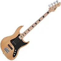 Gear4Music LA II Bassgitar fra Natural