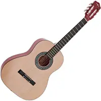 Gear4Music 3/4 Klassisk Gitar Natural fra