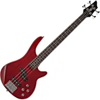Gear4Music 3/4 Chicago Bassgitar fra Trans Red