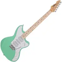 Gear4Music Seattle Elektrisk Gitar fra Seafoam Green