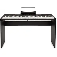 Gear4Music SDP-2 Scenepiano fra + Stativ