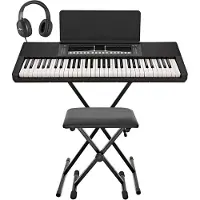 Gear4Music K1 61-Toners Keyboard fra Komplett Pakke