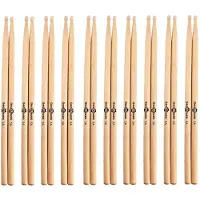 Gear4Music 5A Trommestikker av Lønn med Nylontupper Pakke med 10