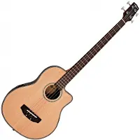 Gear4Music Roundback Elektroakustisk Bassgitar fra - Nesten ny
