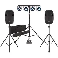 SubZero 15" Høyttalerpakke med Stage Par Bar-pakke