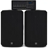 SubZero SZPA-815 300W 15" PA-system med Digital Mediaspiller - Nesten Nytt