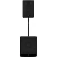 SubZero 10" Aktiv Carpet PA-Høyttaler med 12" Aktiv Carpet Subwoofer