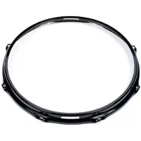 WorldMax 14" 8-Lug Black Hoop Snare Side