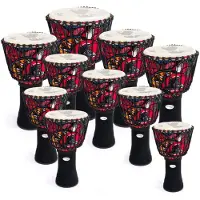 Percussion Plus Slap Djembe Rope Tuned 8 inch Head Carnival