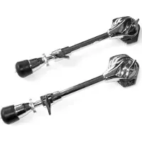 WorldMax Bass Drum Spurs Pair Chrome