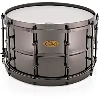 WorldMax Black Dawg 14 x 8 Black Nickel Over Brass Snare Drum