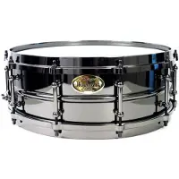 WorldMax 14" x 6.5 Black Brass Snare Drum Black Hardware