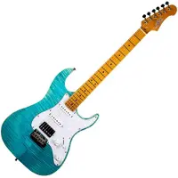 JET Guitars JS-450 Flamed Maple Ocean Blue