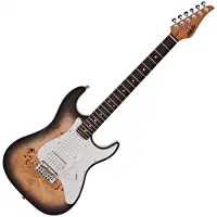 JET Guitars JS-450 Rosewood Transparent Brown Spalted