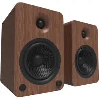 Kanto Audio Kanto YU6 Powered Bookshelf Speakers Walnut