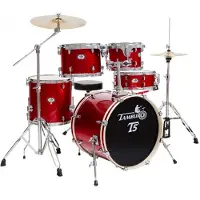 Tamburo Drums Tamburo T5 Series 22 5pc Drum Kit Bright Red Sparkle